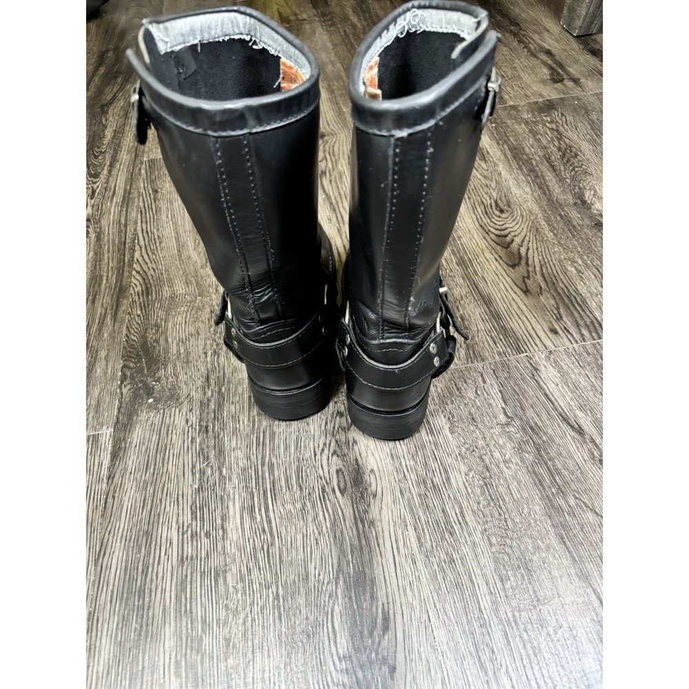 Harley-Davidson Black Leather Biker Engineer Riding Boots Women's Size 7⁠ - Picture 4 of 16